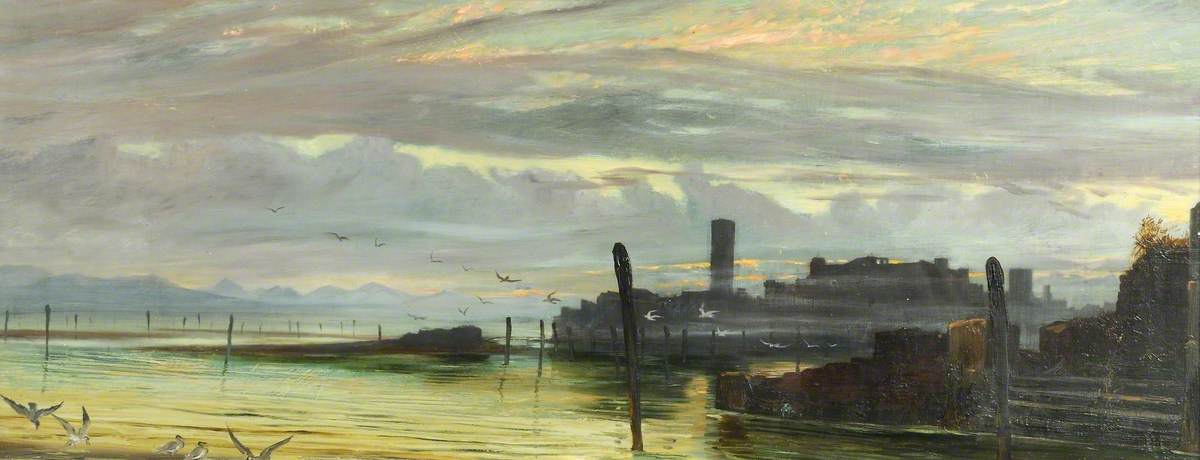 Twilight in the Lagoons near Venice by George Howard, 9th Earl of Carlisle