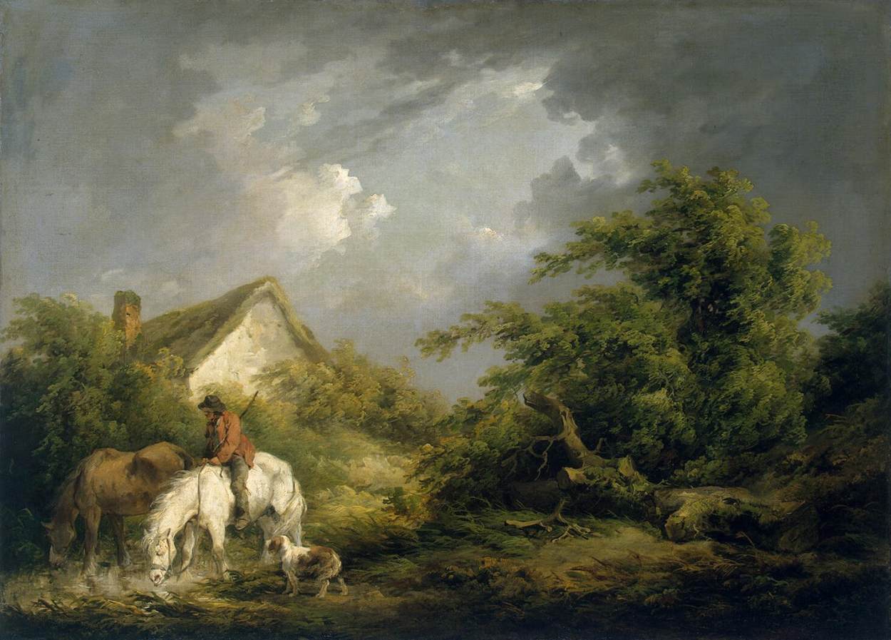 Before a Thunderstorm by George Morland