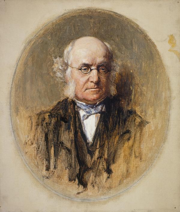 Dr John Brown, 1810 - 1882. Physician and author of Rab and his Friends by George Reid