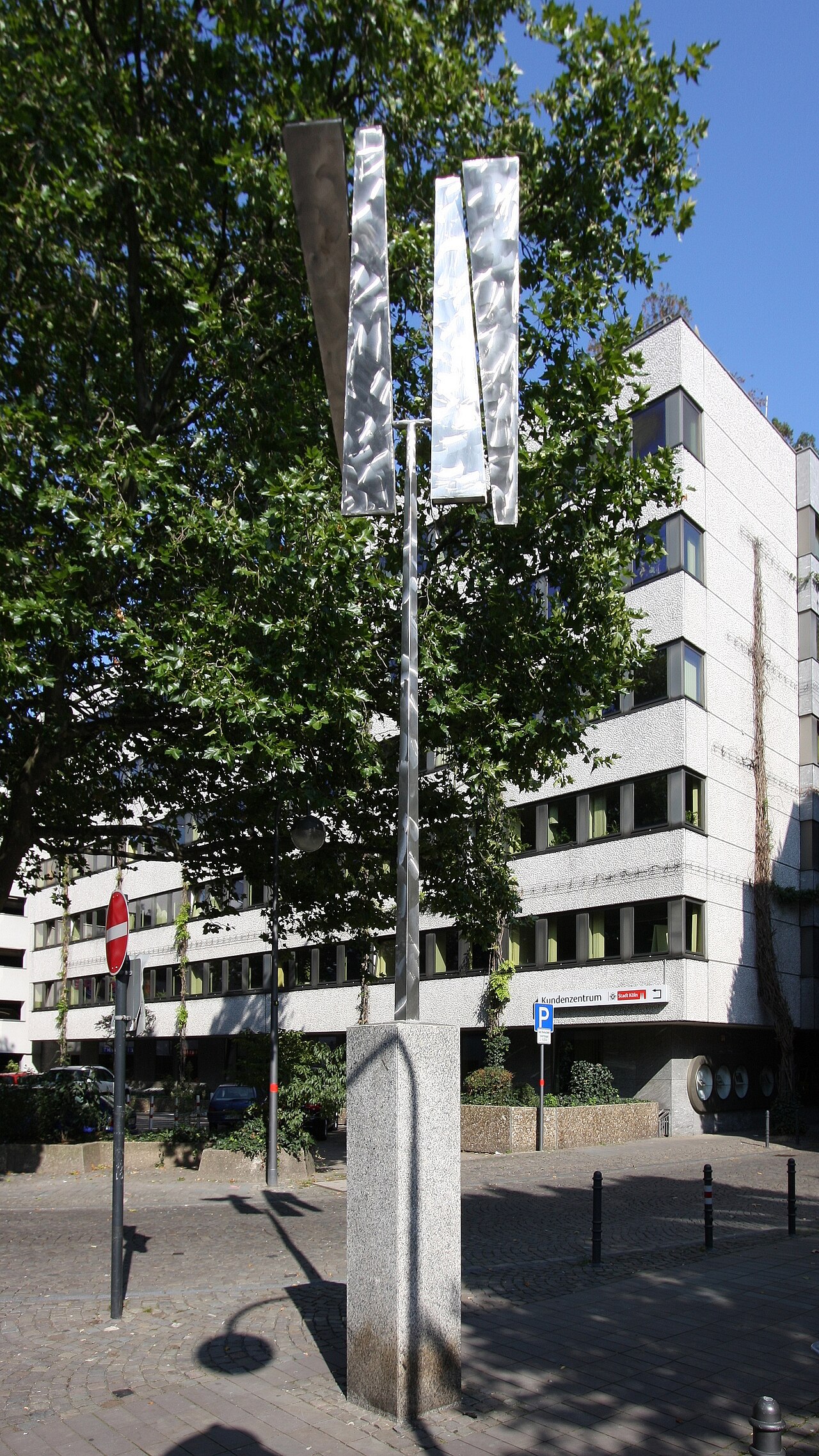 Four Trapezoids as two Rectangles IV by George Rickey