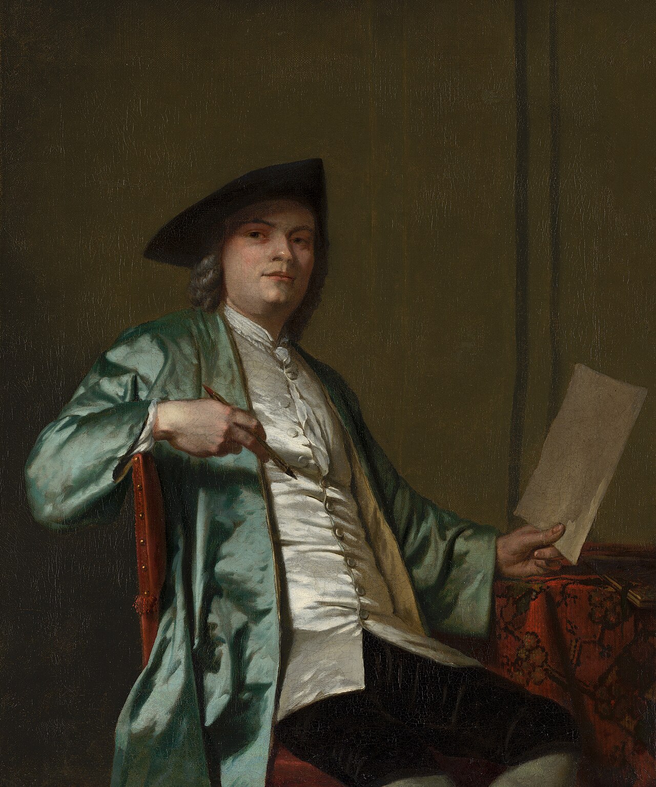 Portrait of Cornelis Ploos van Amstel (1726-1798) by George van der Mijn