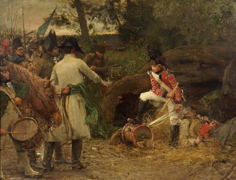 The King's Drum Shall Never Be Beaten for Rebels, 1798 by George W. Joy