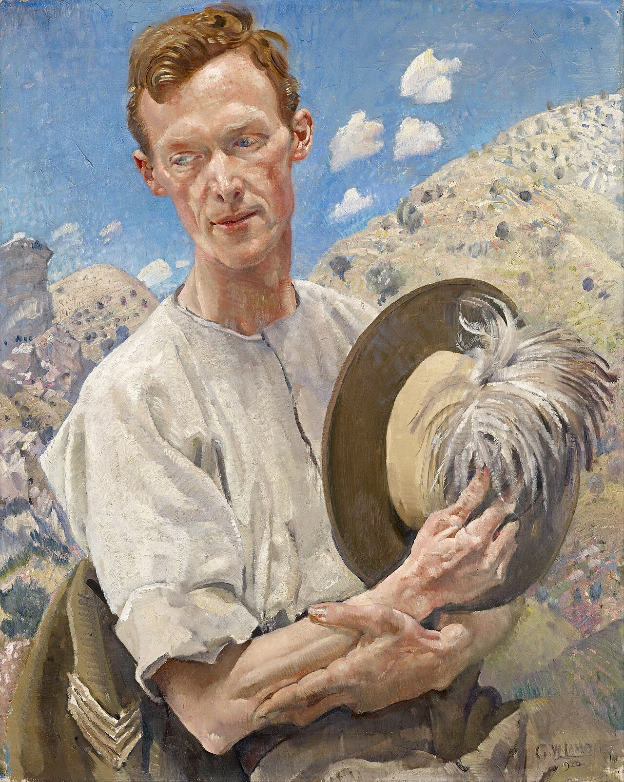 A sergeant of the Light Horse by George Washington Lambert