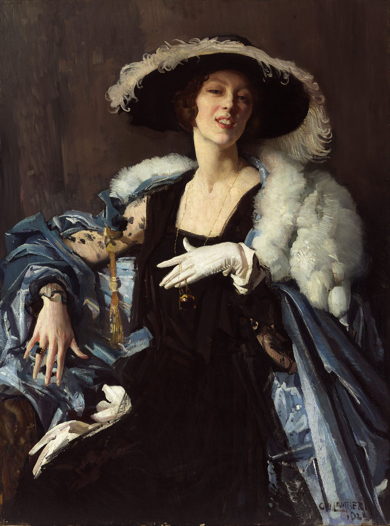 The white glove by George Washington Lambert