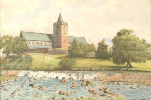 George Washington Wilson - Dunblane Cathedral by George Washington Wilson