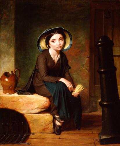The Match Girl by George Whiting Flagg