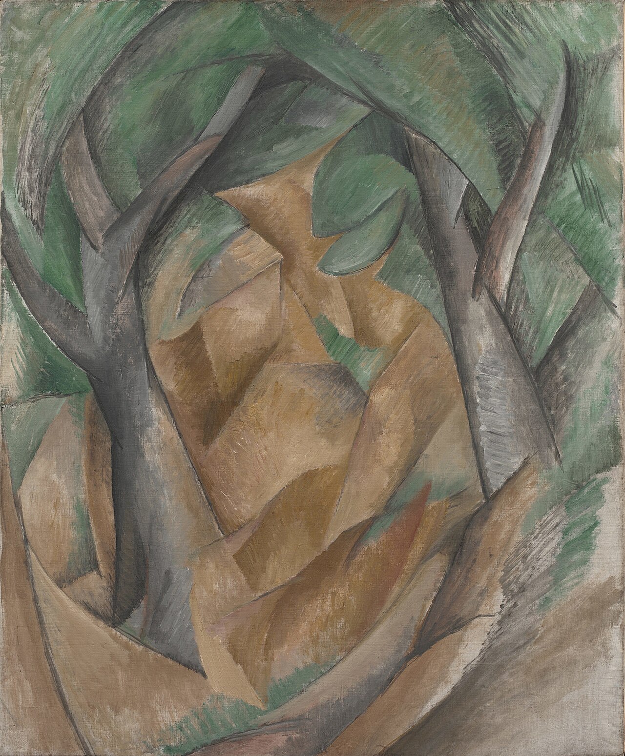 Trees at l'Estaque by Georges Braque