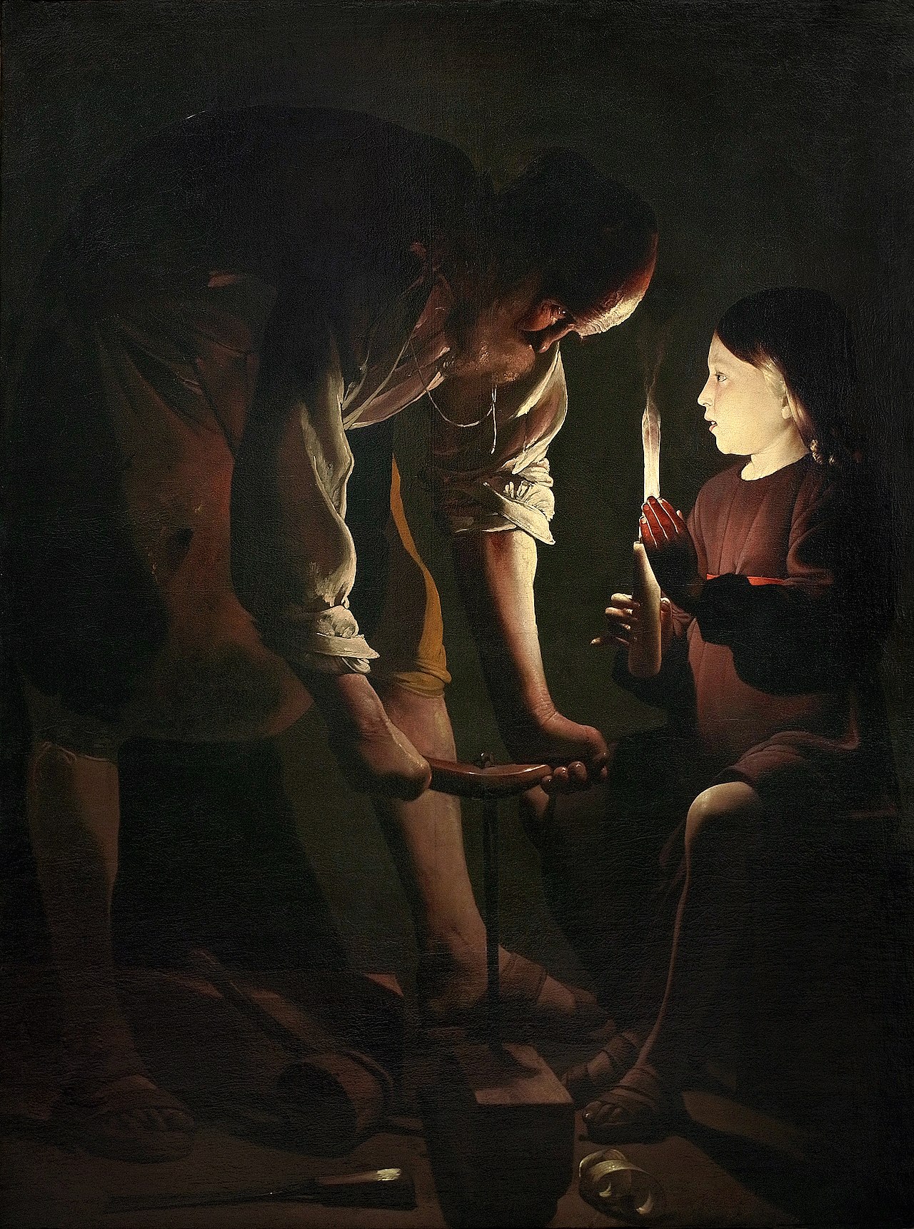 Joseph the Carpenter by Georges de La Tour