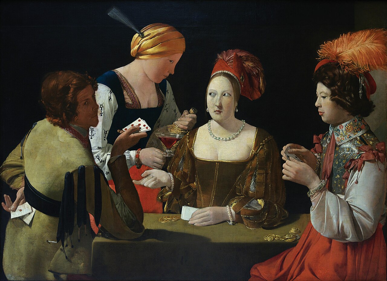 The Cheat with the Ace of Diamonds by Georges de La Tour