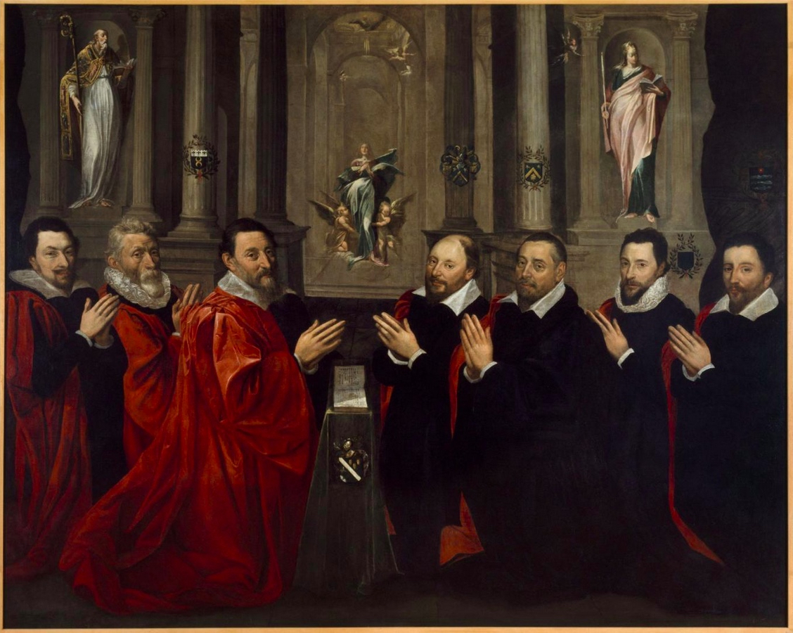 The Échevins of Paris Praying before St Geneviève by Georges Lallemand