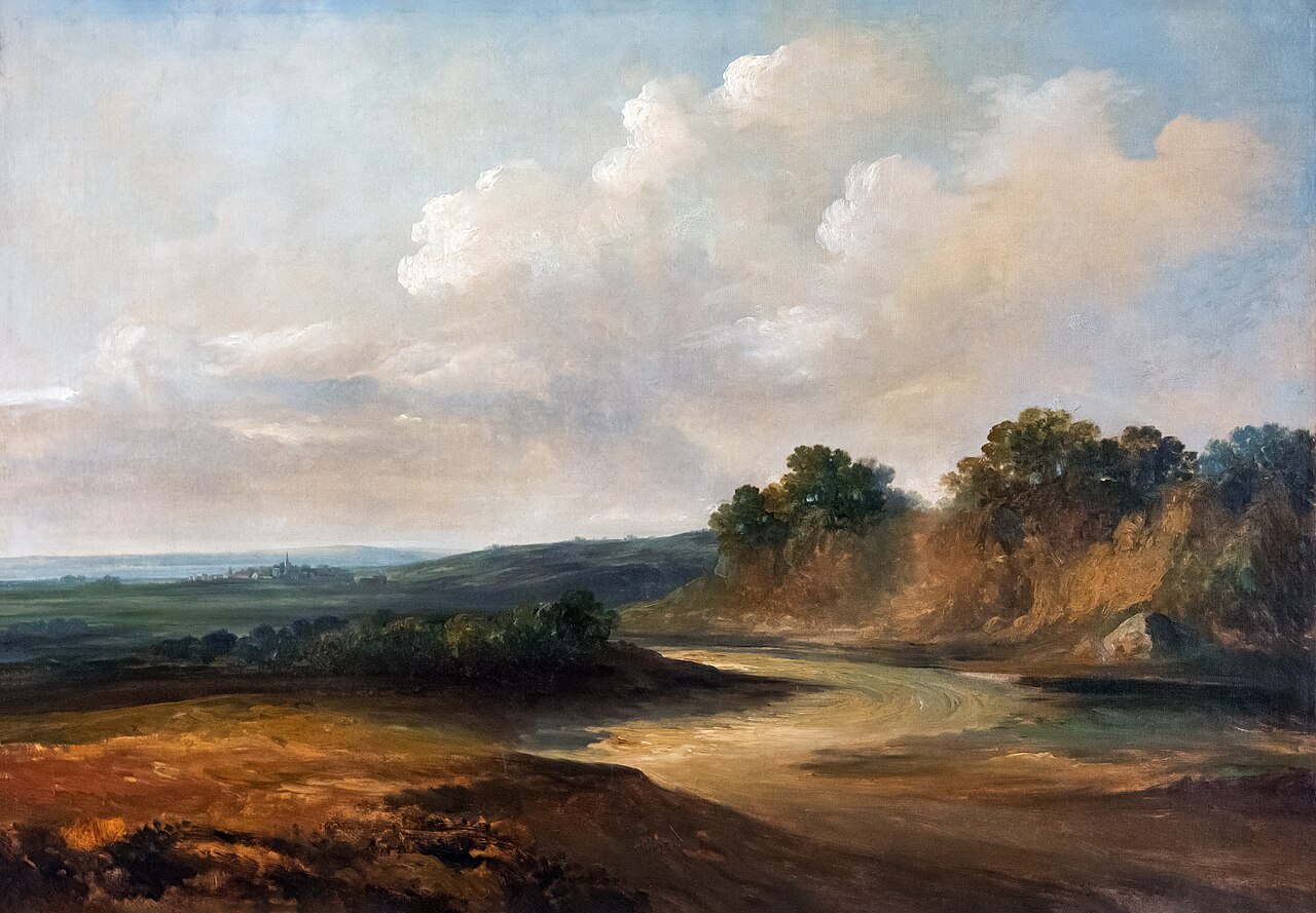 La route tournante - Georges Michel - musée des Beaux-Arts de Gaillac by Georges Michel