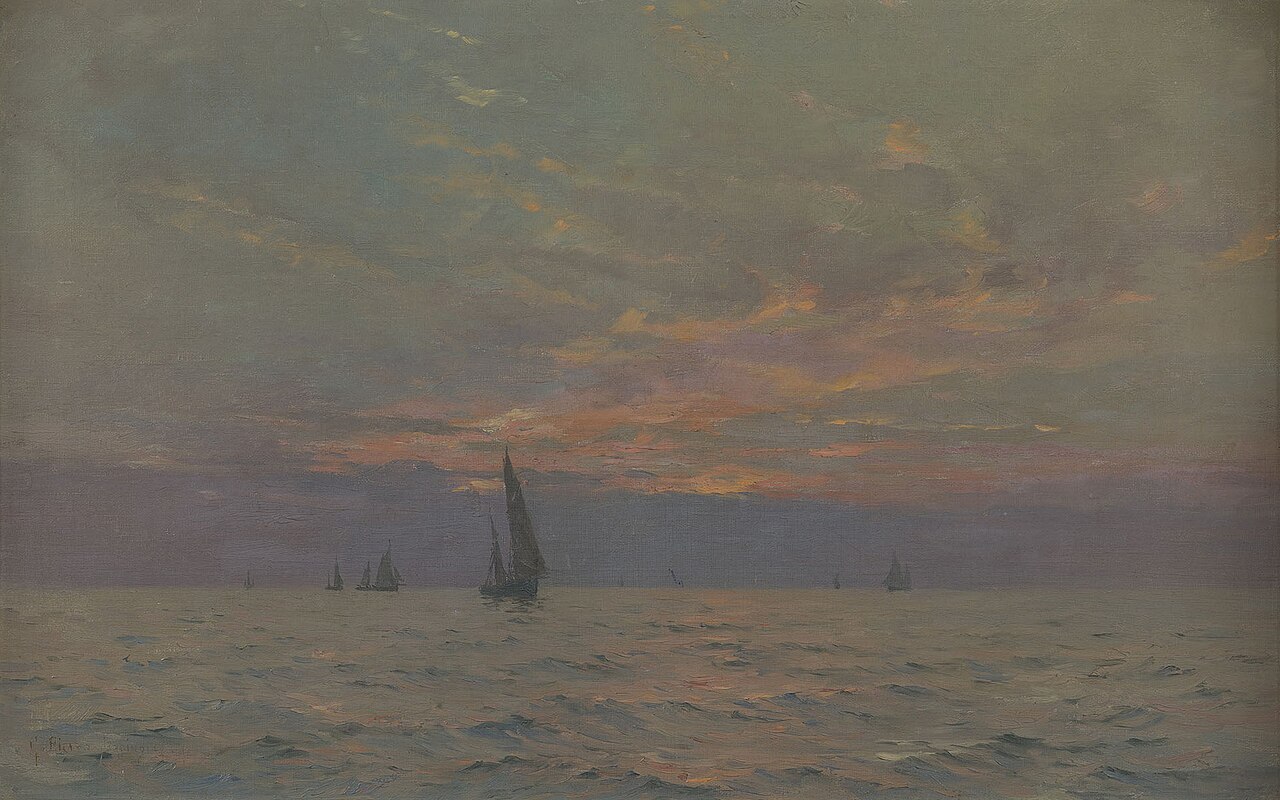 Deep Sea Fishing (evening) by Georges Ricard-Cordingley