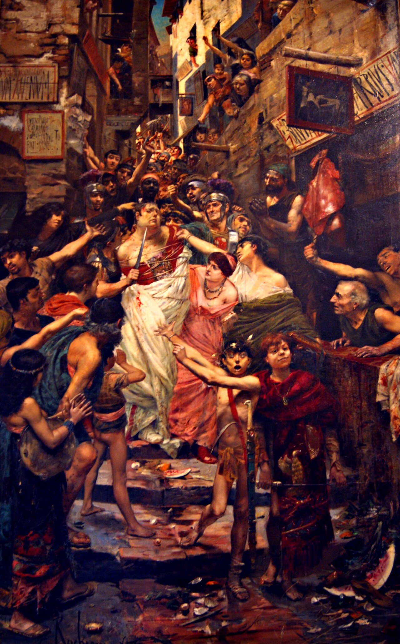 The Emperor Vitellius Dragged through the Streets of Rome by the People by Georges Rochegrosse