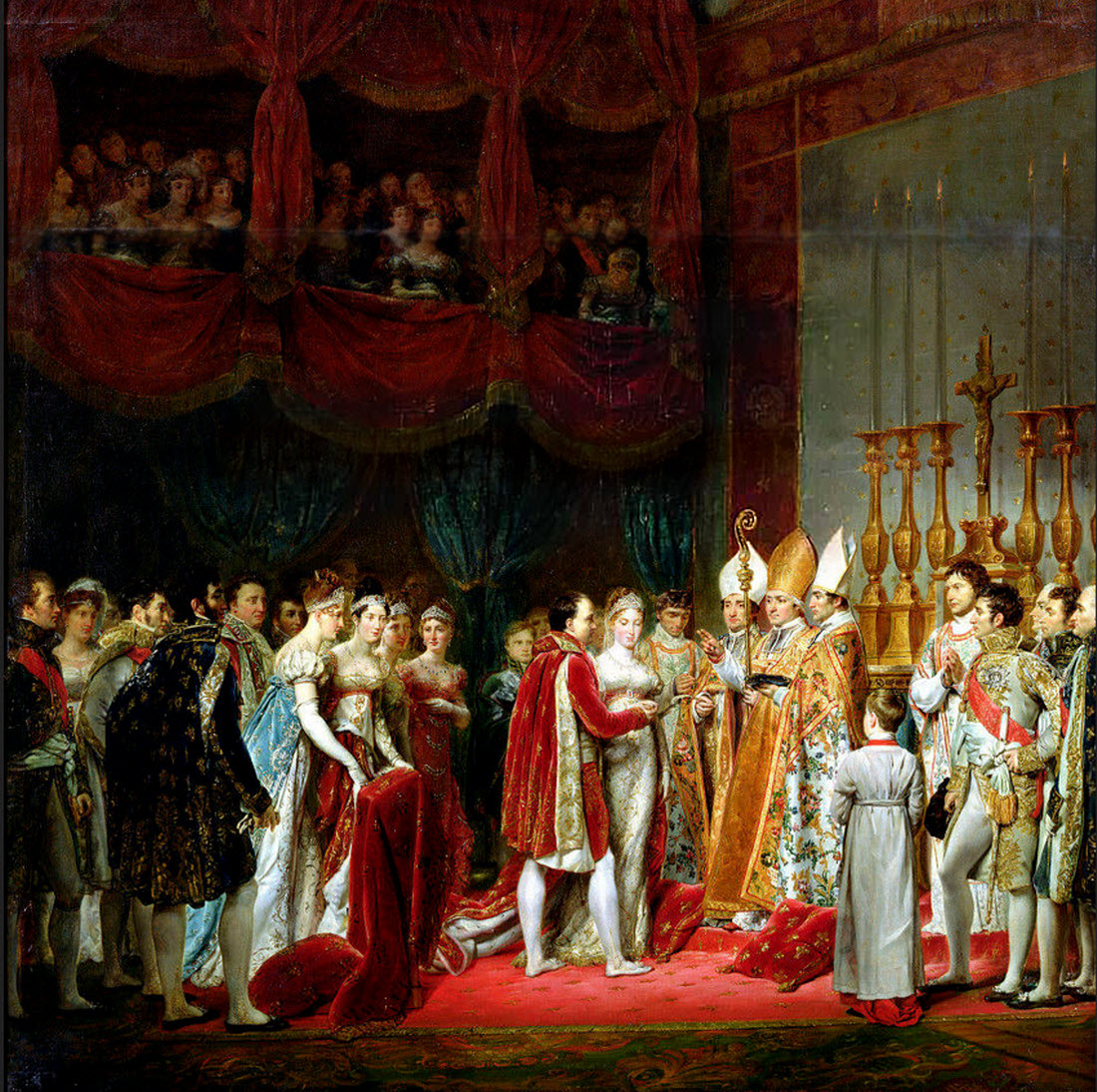 Marriage of Napoleon I and Marie Louise, 2 April 1810 by Georges Rouget