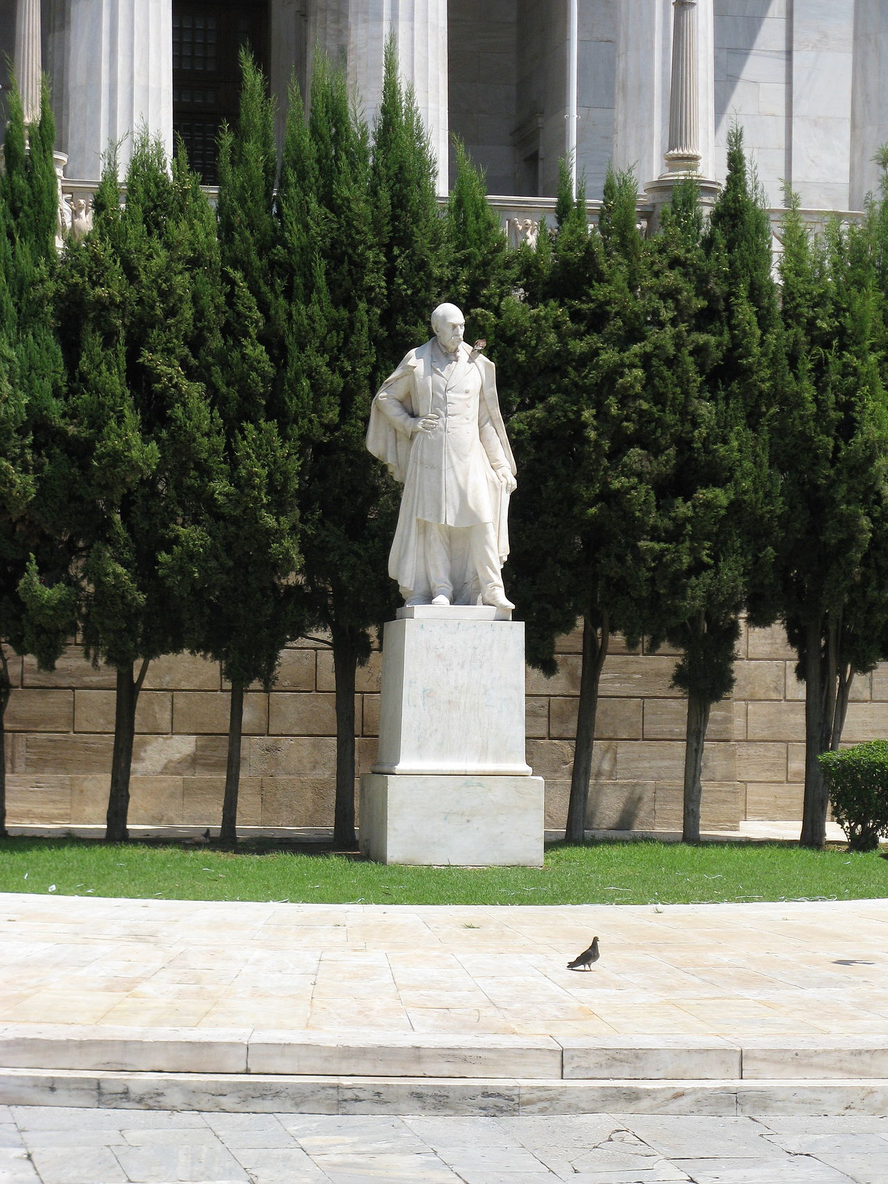 Statue of Panayis Vagliano by Georgios Bonanos