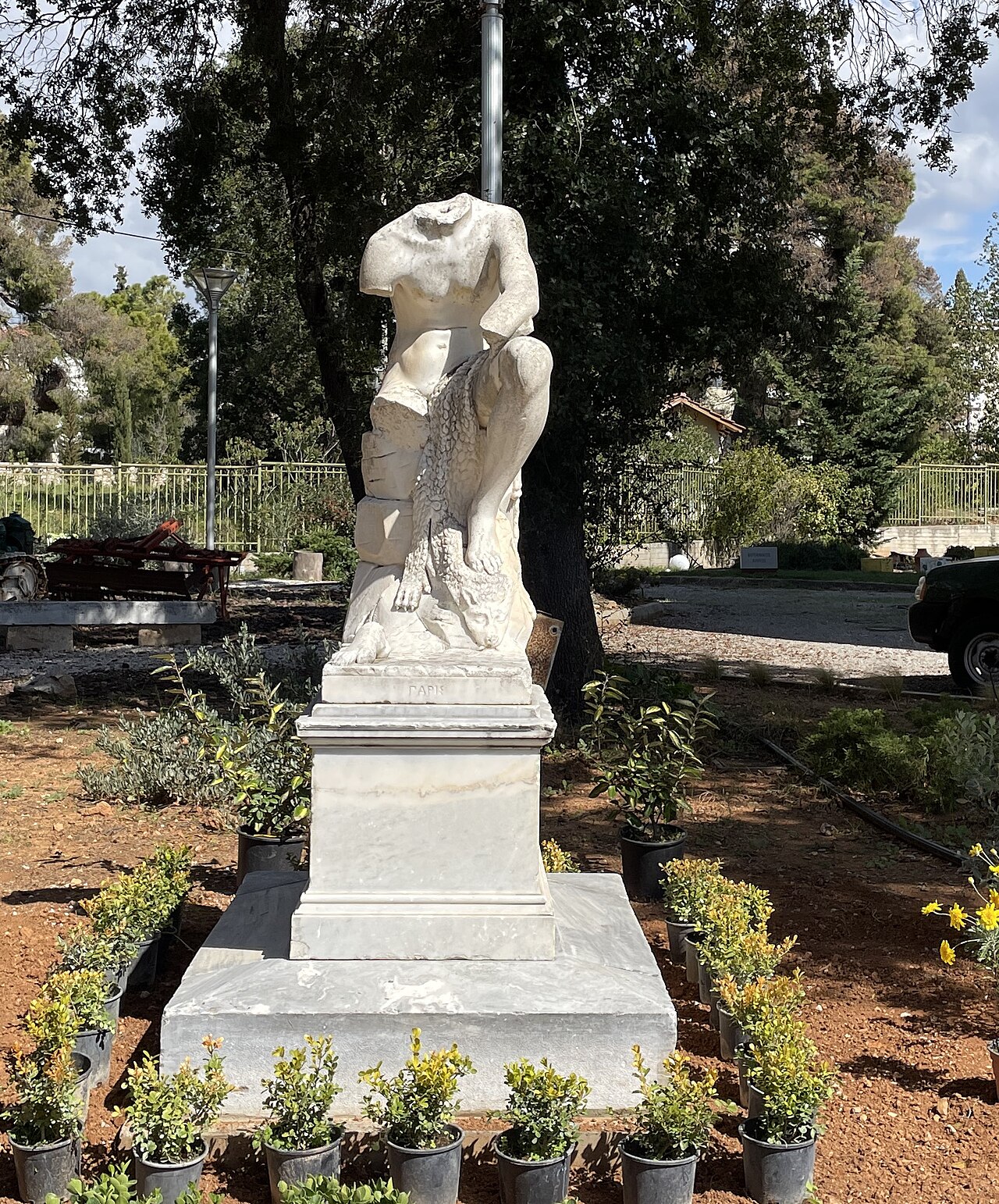 statue of Paris by Georgios Bonanos