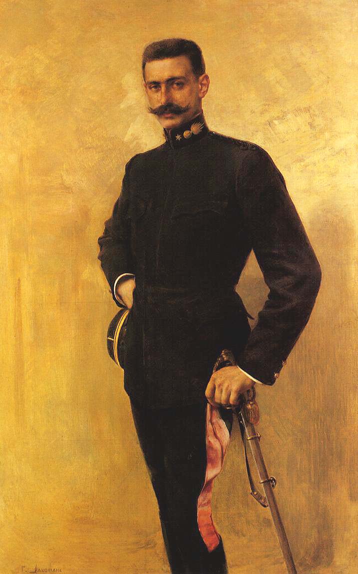 Portrait of Pavlos Melas by Georgios Jakobides