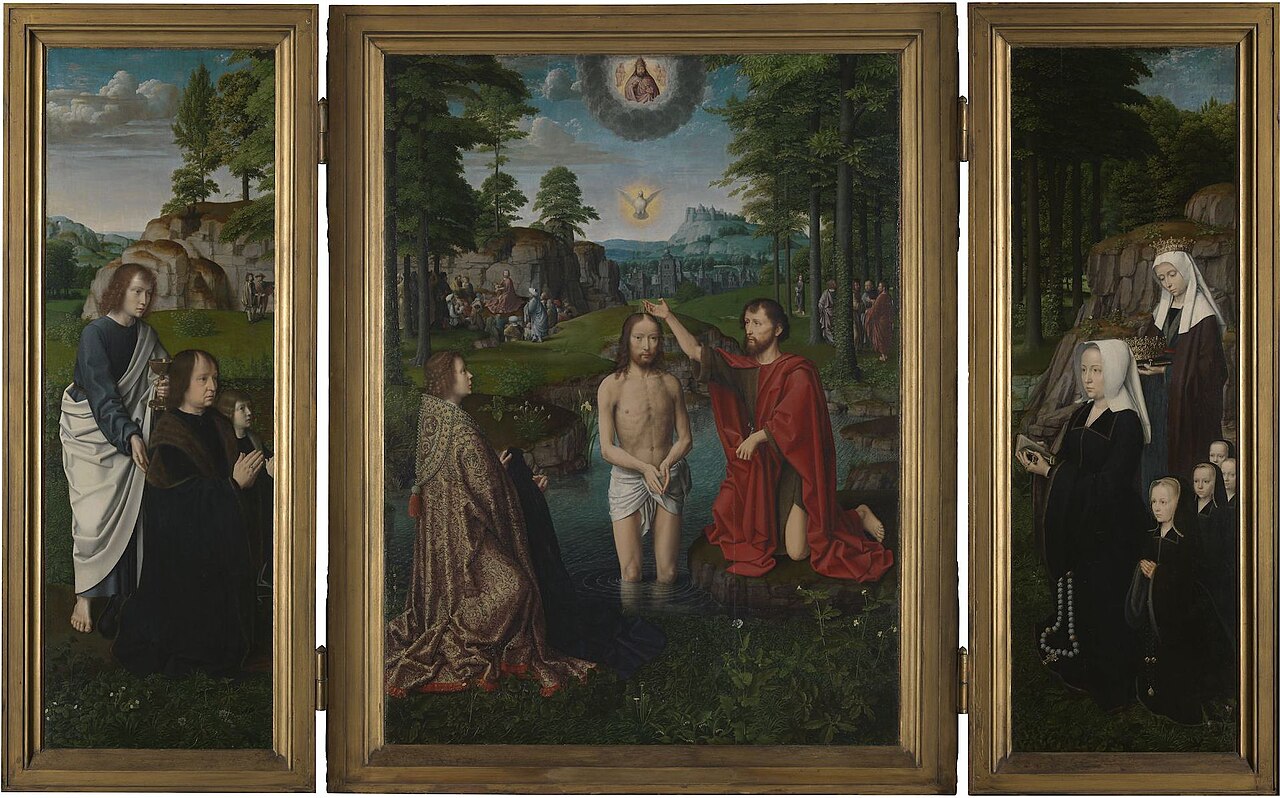 Baptism of Christ by Gerard David