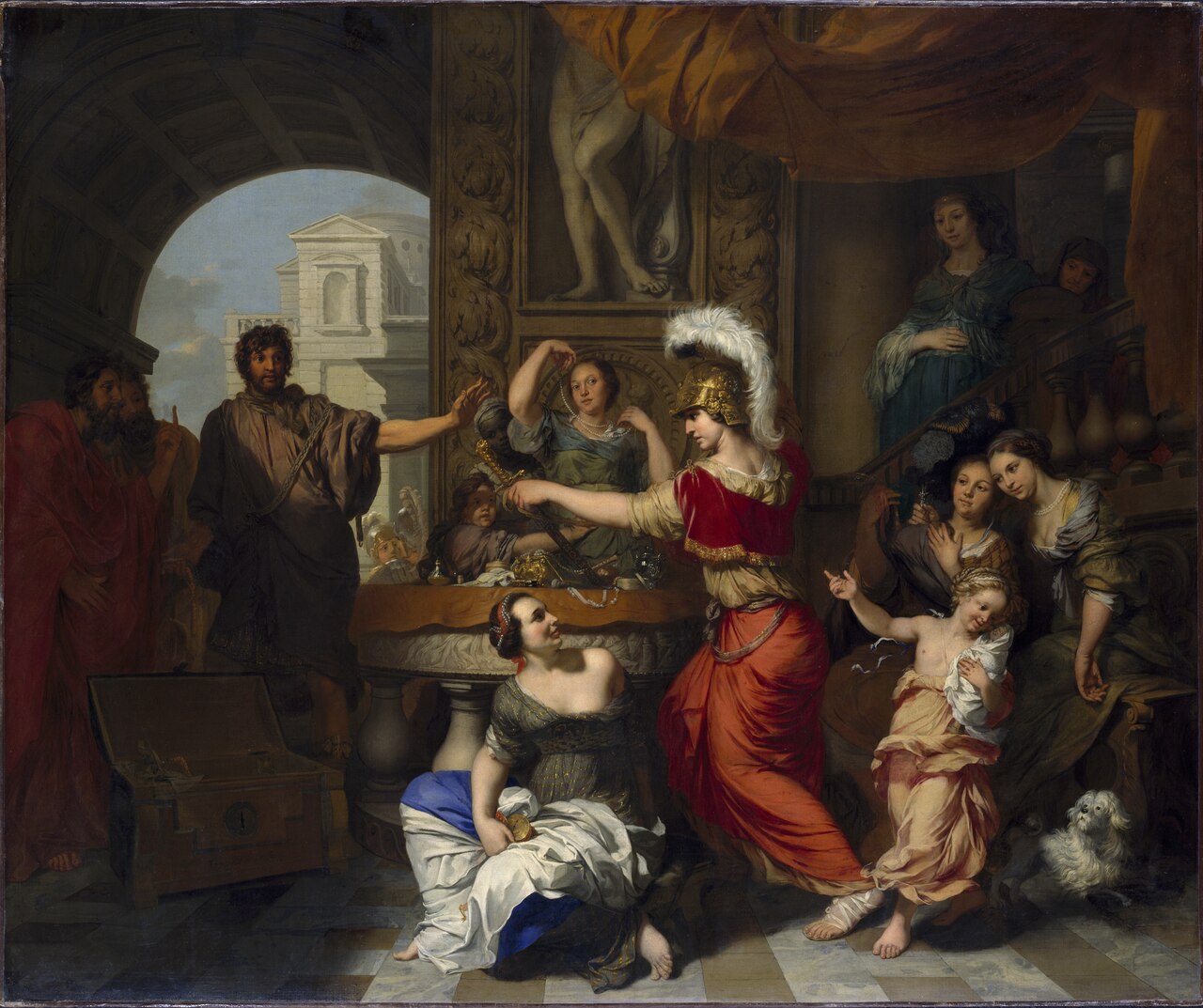 Achilles Discovered Amongst the Daughters of Lycomedes by Gerard de Lairesse
