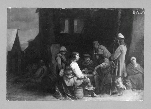 Soldiers playing cards by Gerard ter Borch the Elder