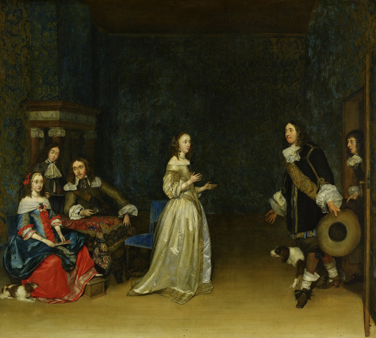 The Visitor by Gerard ter Borch the Elder