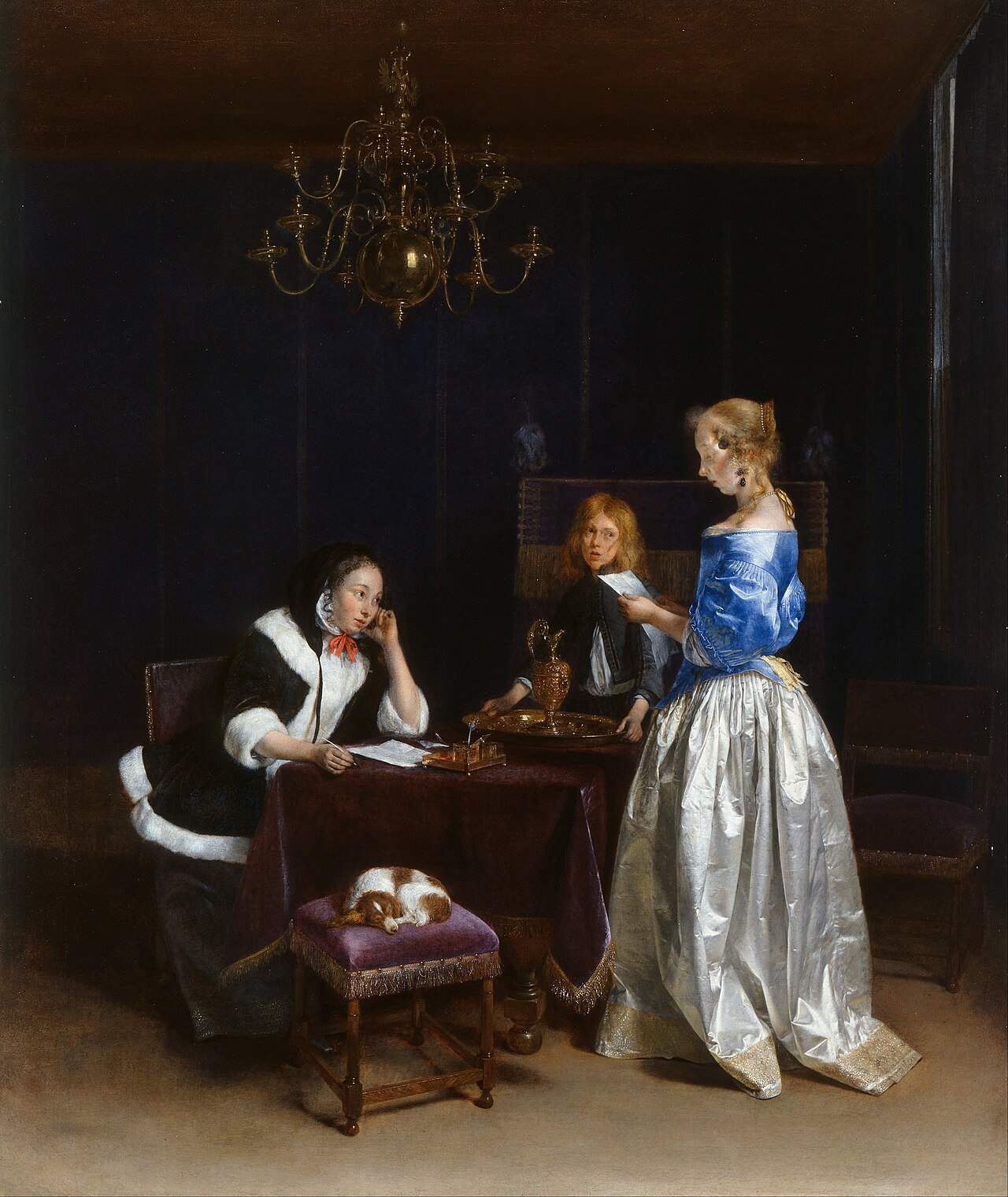 The Letter by Gerard ter Borch by Gerard ter Borch