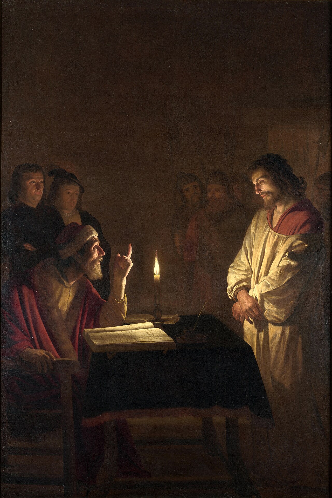 Christ before the High Priest by Gerard van Honthorst