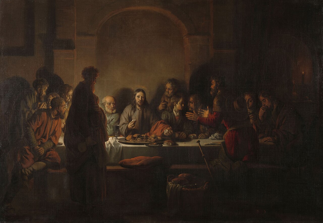 The last supper by Gerbrand van den Eeckhout