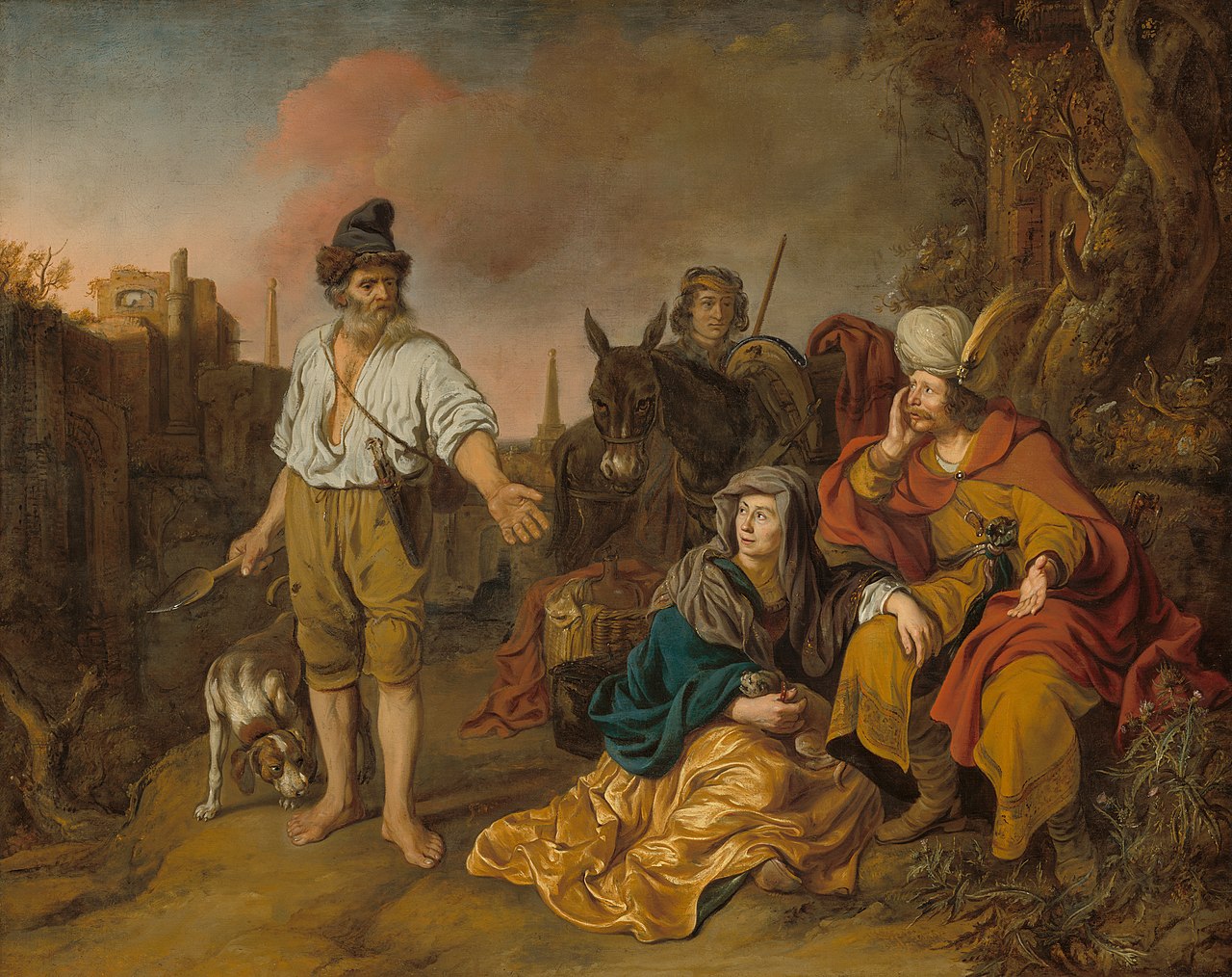 The Levite at Gibeah by Gerbrand van den Eeckhout