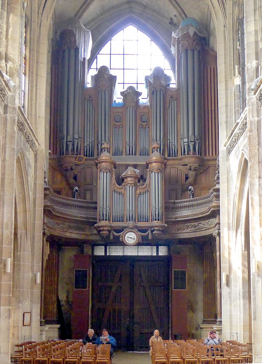 Paris St Merri church main organ by Germain Pilon