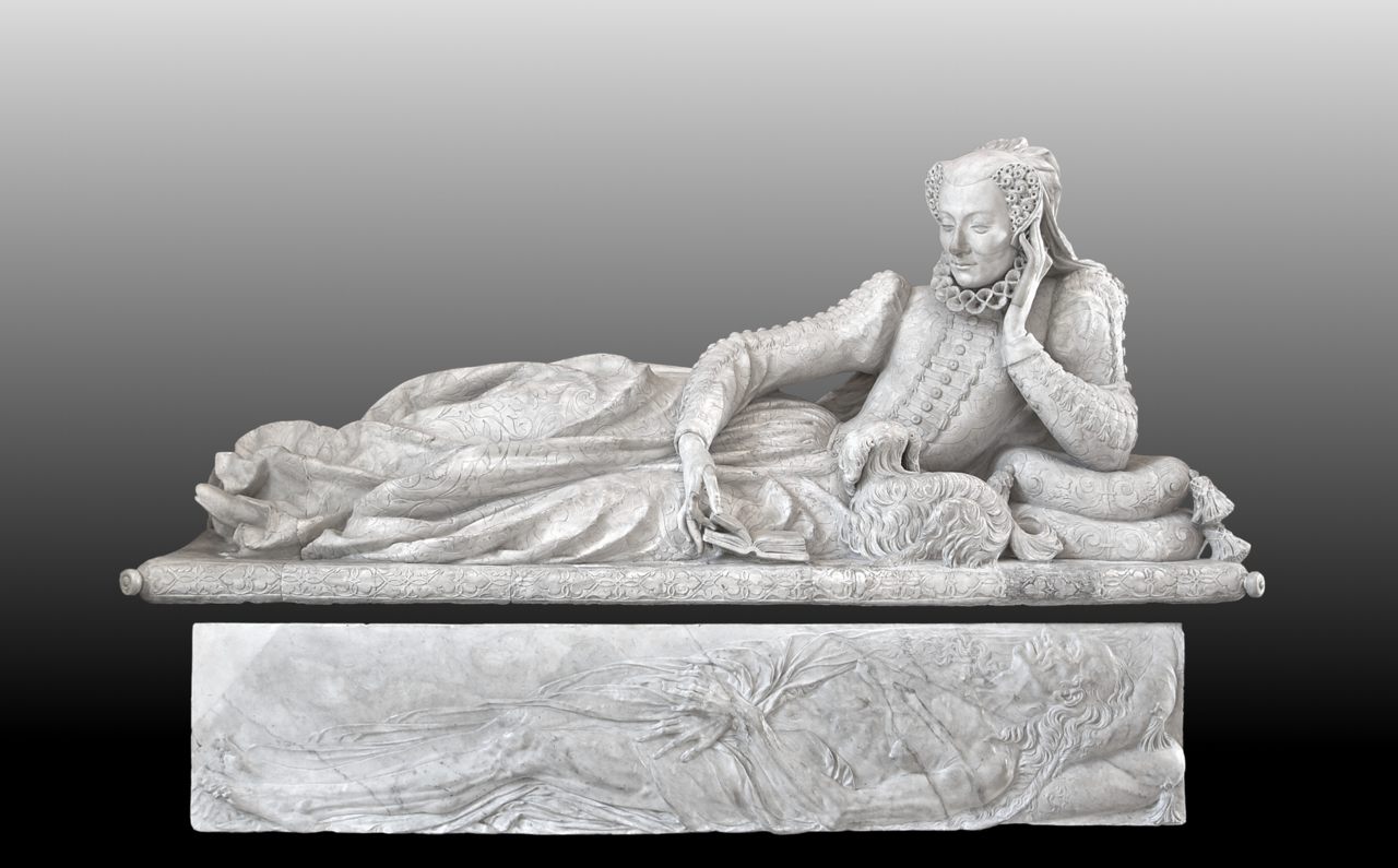 Tomb of Valentina Balbiani (1518-1572) by Germain Pilon