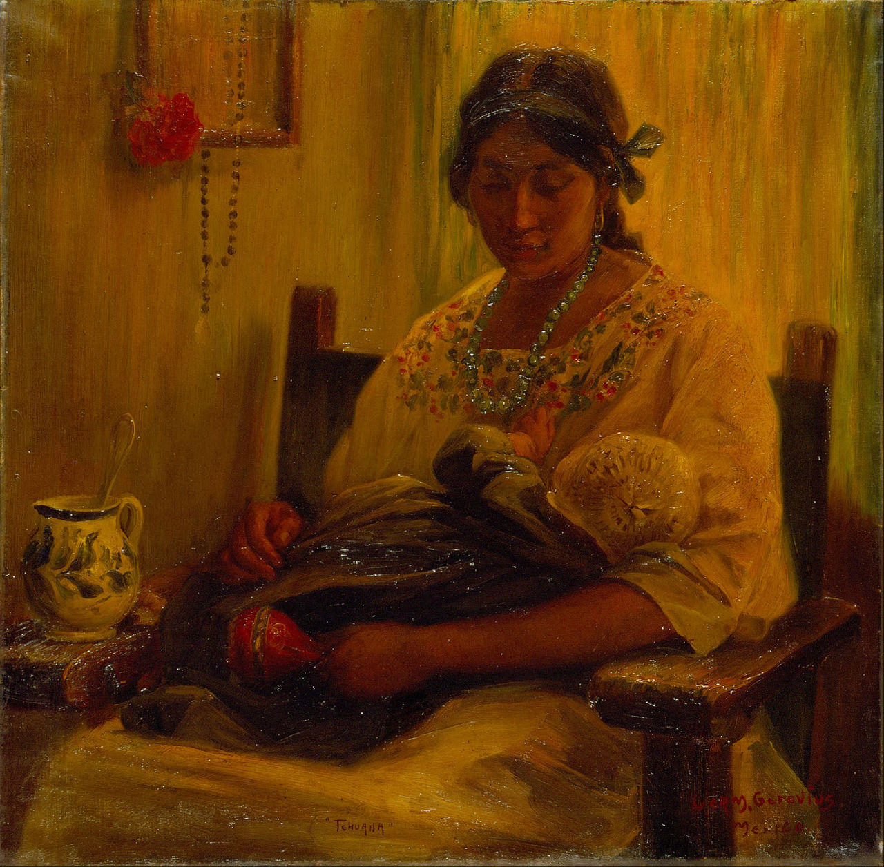Woman from Tehuantepec by Germán Gedovius