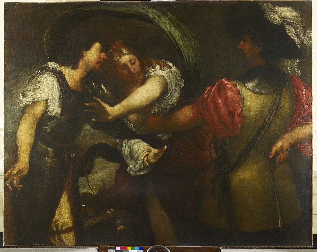 A Scene of Jealousy? by Gerolamo Forabosco
