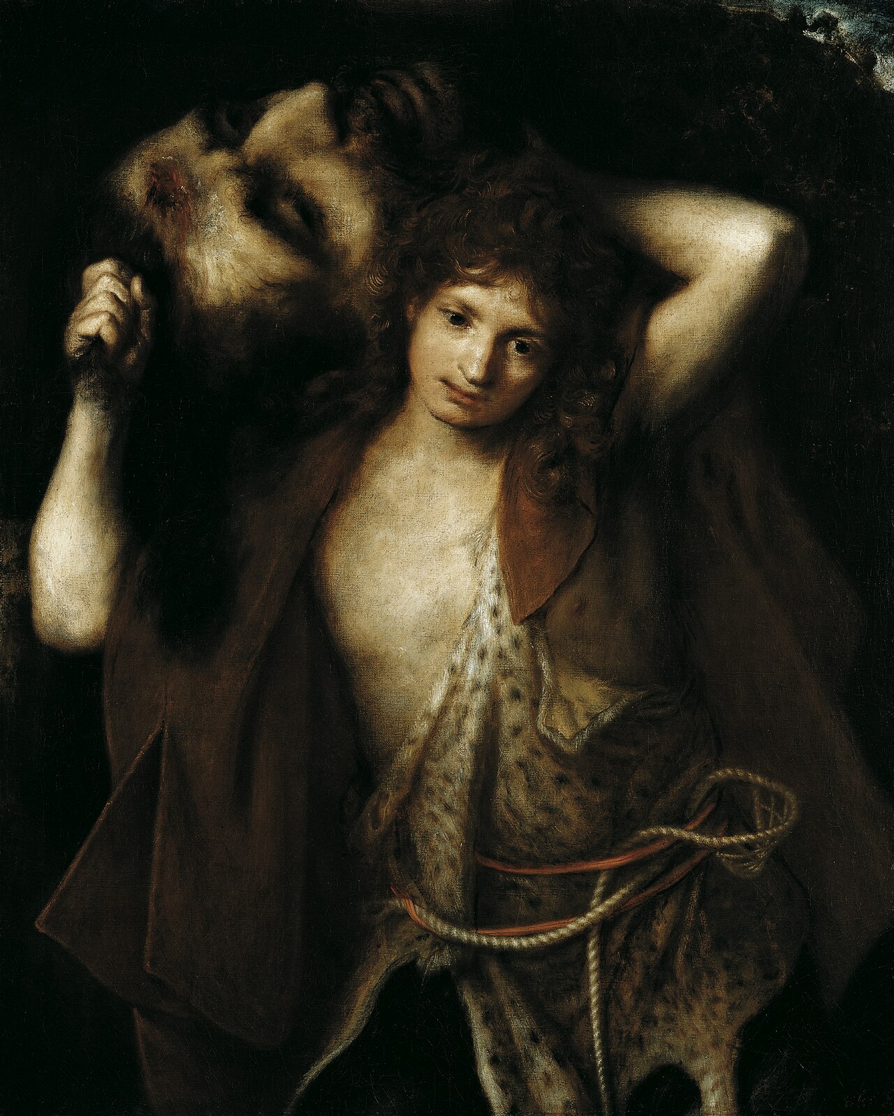 David with the Head of Goliath by Gerolamo Forabosco