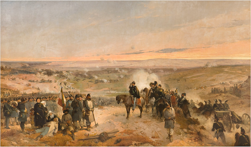 The Battle of the Chernaya by Gerolamo Induno