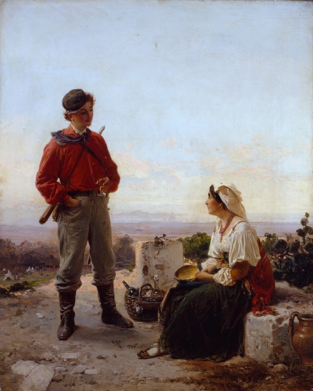 The Garibaldian by Gerolamo Induno