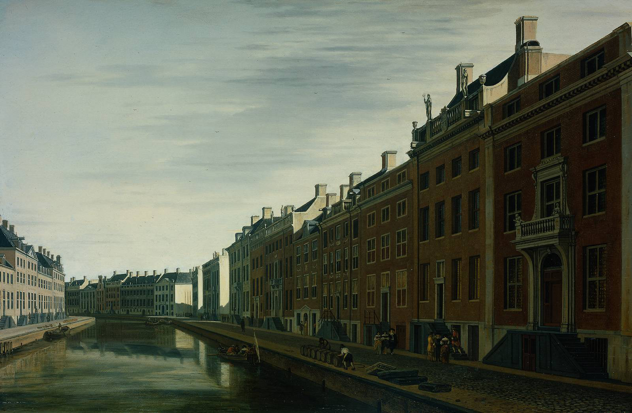 The ‘Golden Bend’ in the Herengracht, Amsterdam, Seen from the West by Gerrit Adriaenszoon Berckheyde