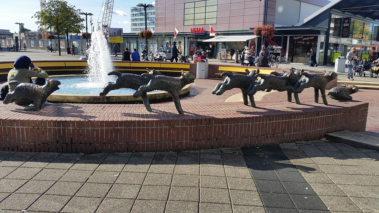 Schaapjes by Gerrit Bolhuis