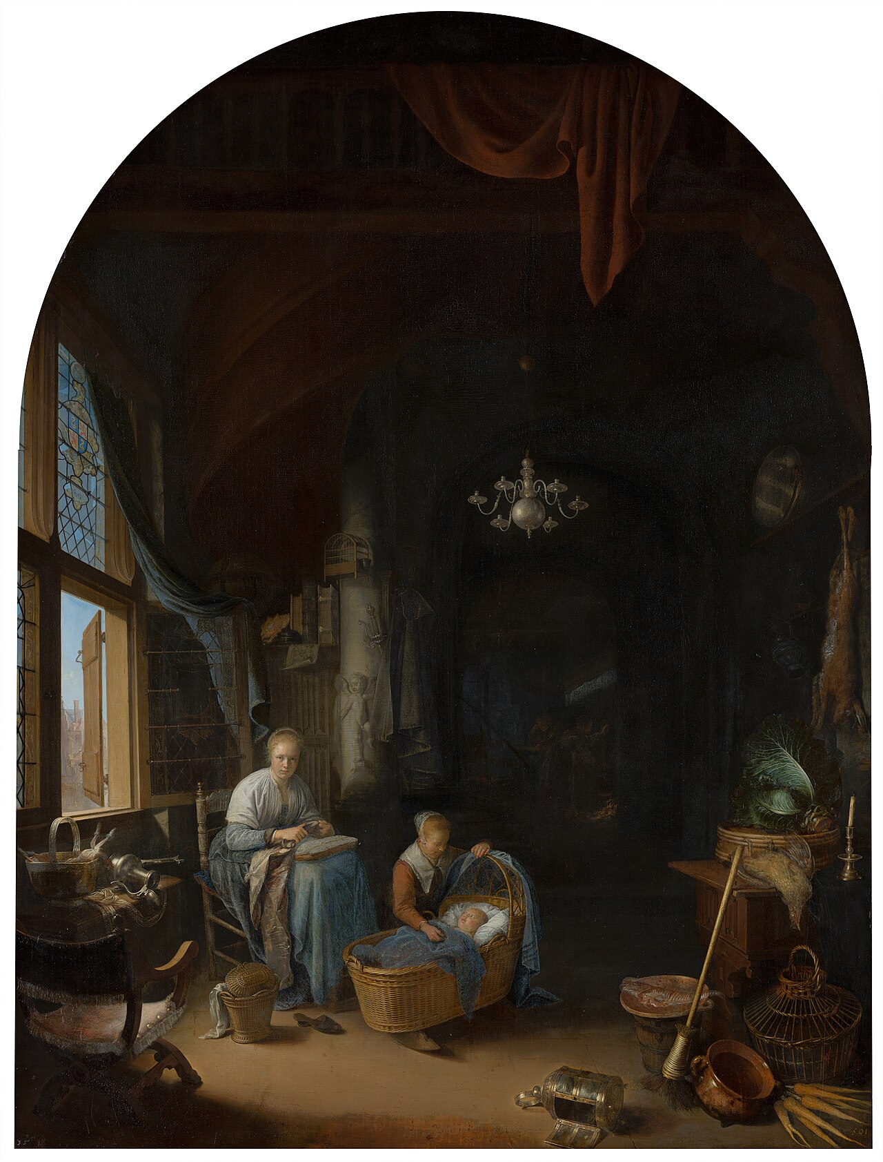The Young Mother by Gerrit Dou