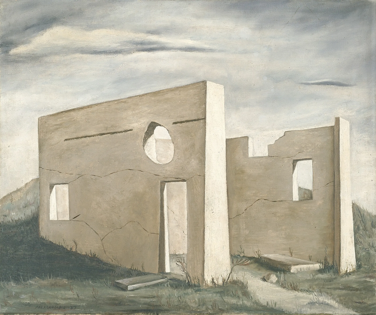 Slaughterhouse Ruins at Aledo by Gertrude Abercrombie