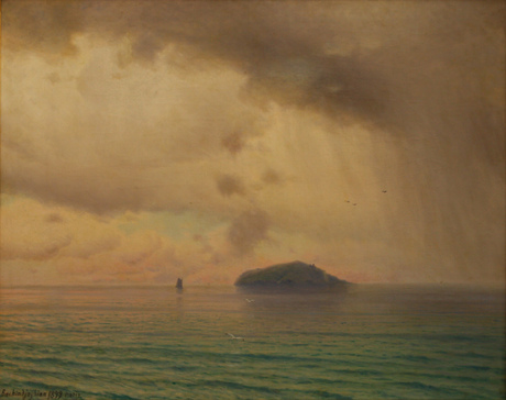 Rainy day in Sevan by Gevorg Bashinjaghian