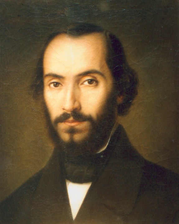 Portretul lui Nicolae Bălcescu by Gheorghe Tattarescu