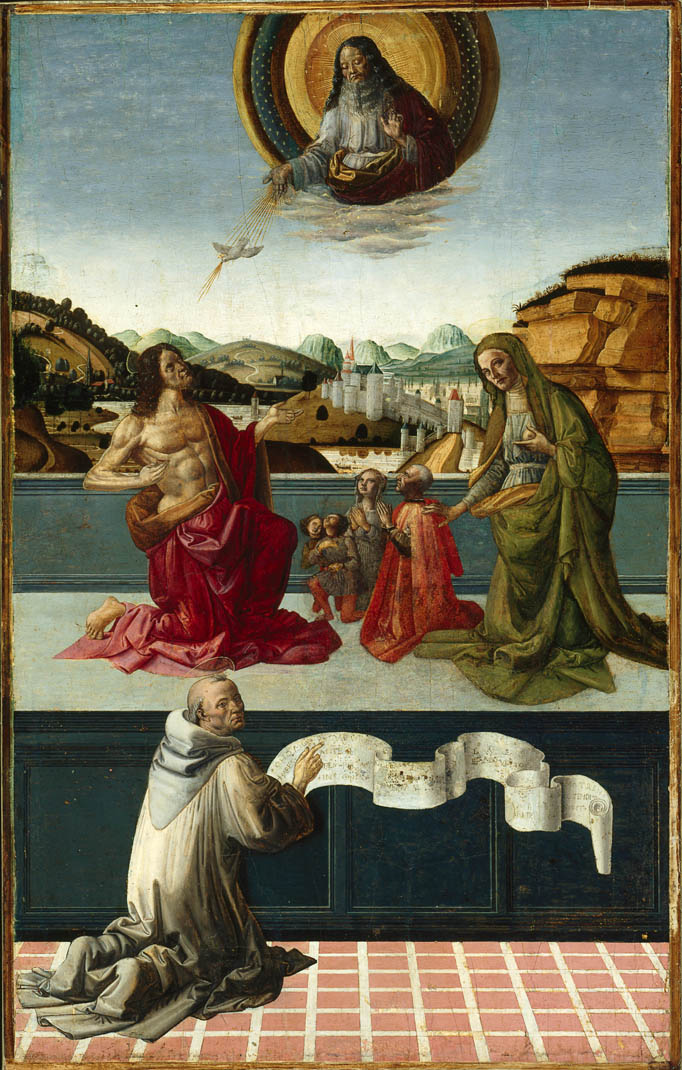 Christ and the Virgin Mary Interceding for Humanity by Gherardo di Giovanni del Fora