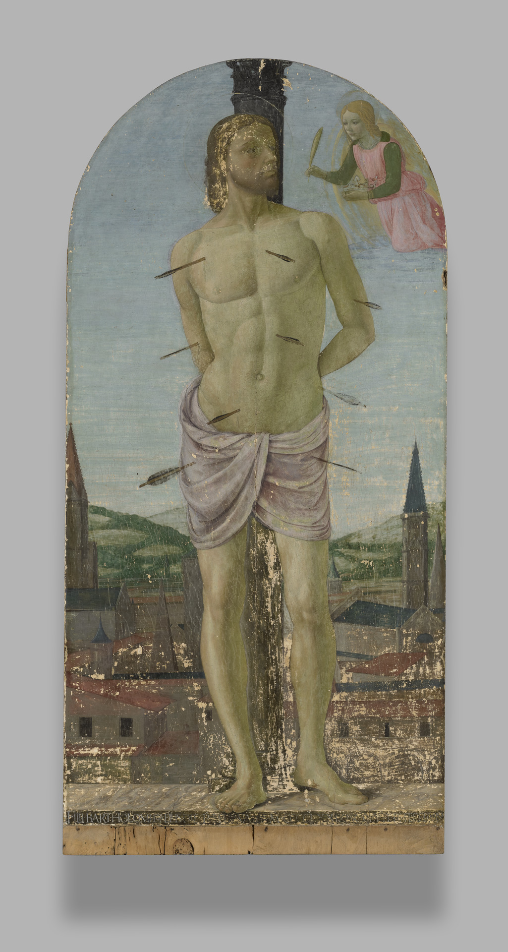 Saint Sebastian by Gherardo di Giovanni del Fora