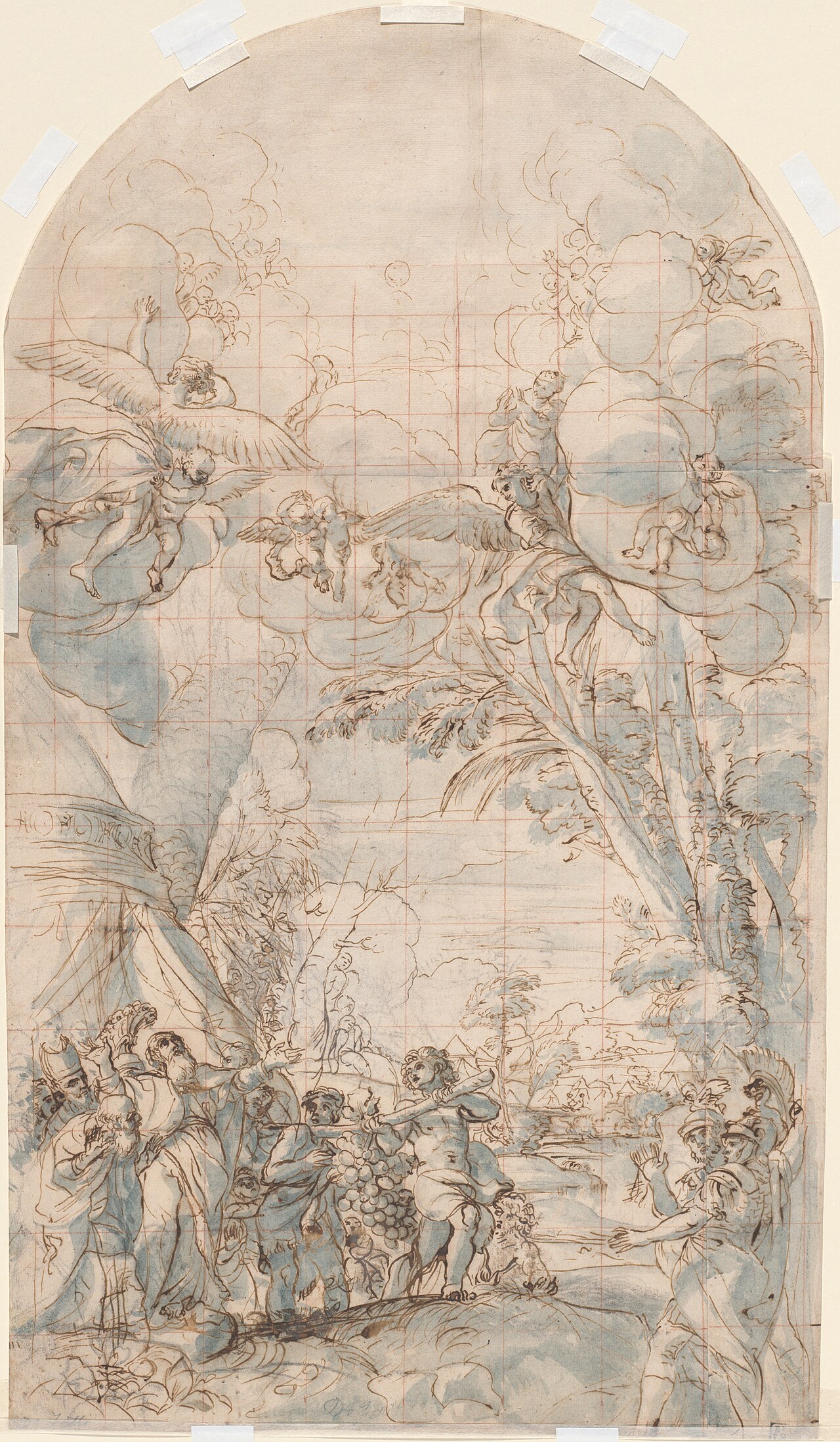 The Spies Returning from Canaan by Giacinto Calandrucci