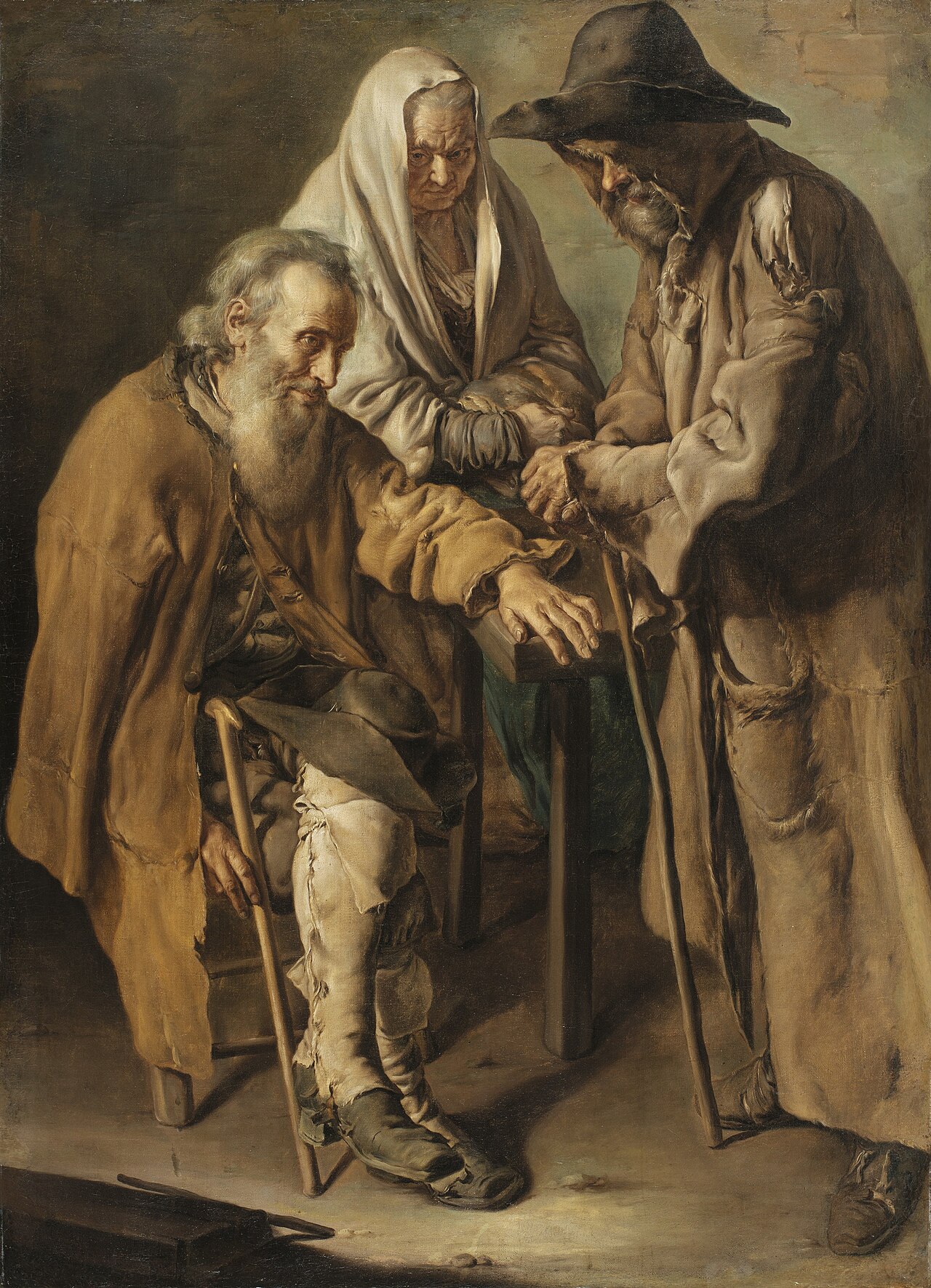Group of Beggars by Giacomo Ceruti