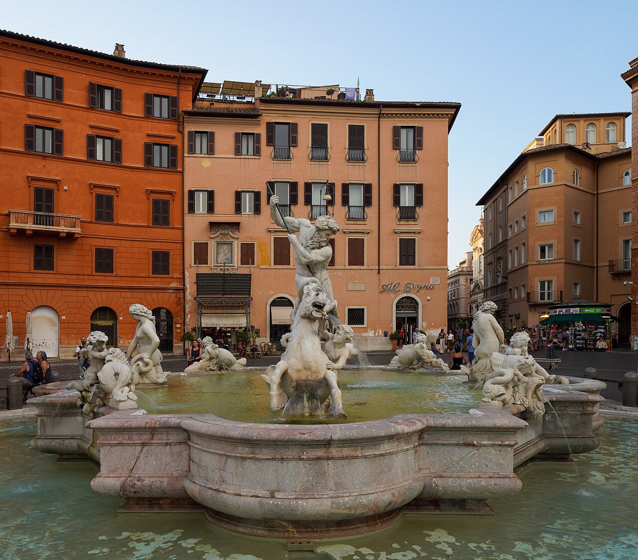 Fountain of Neptune by Giacomo della Porta