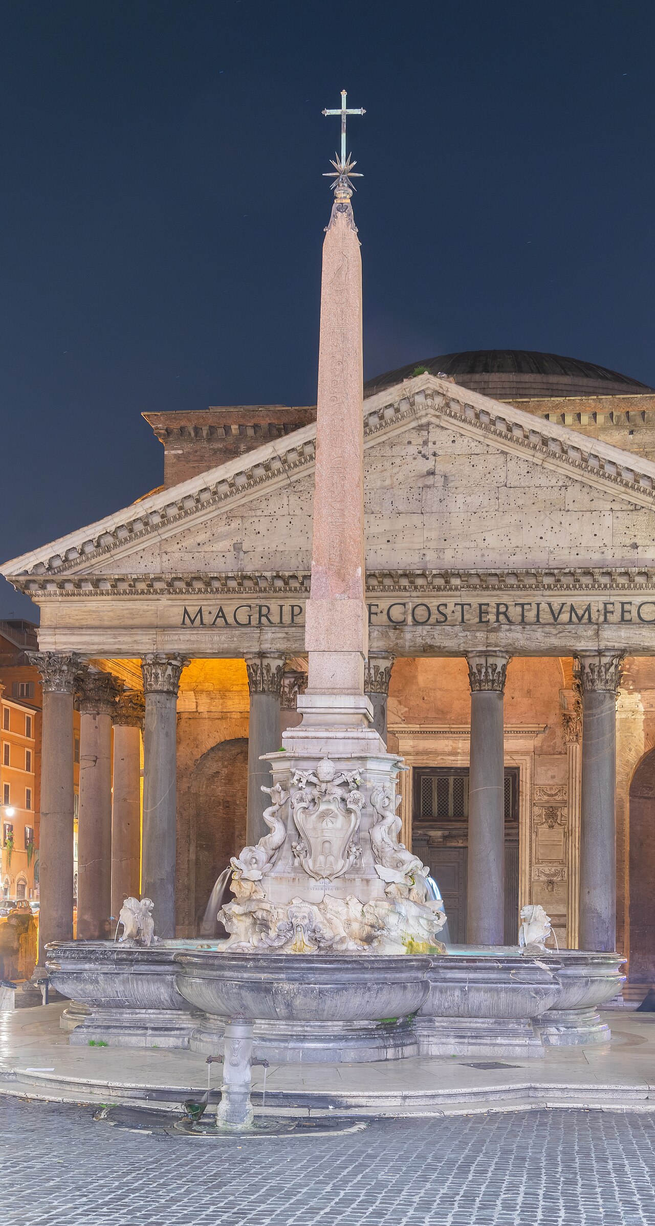 Fountain of the Pantheon by Giacomo della Porta