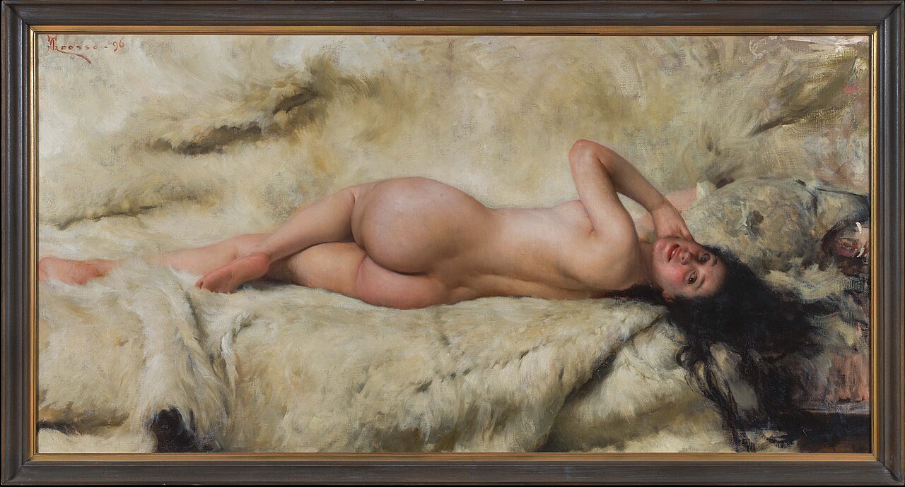 The naked woman by Giacomo Grosso