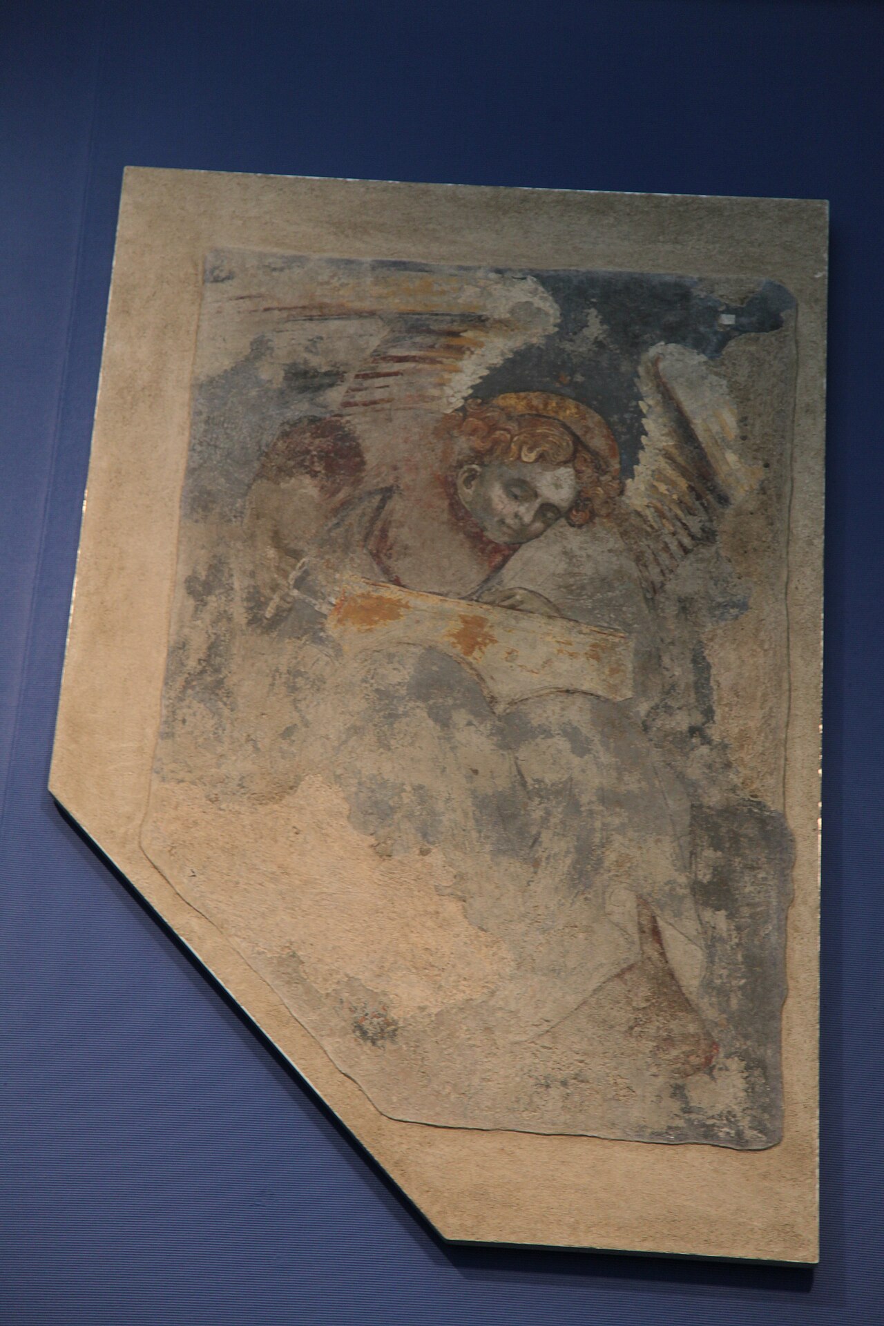 Angel playing the psaltery by Giacomo Jaquerio
